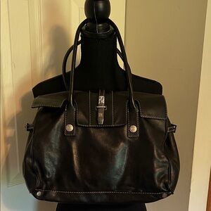 Vintage Michael Kors, black leather bag